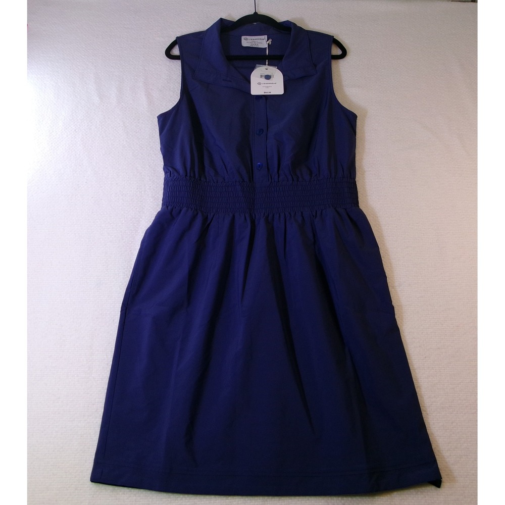 Lizardhead‎ Womens XL Blue Sleeveless Hiking Dress UPF 40+ Moisture Wicking NWT